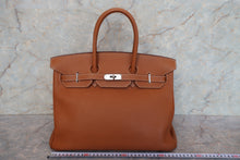 画像をギャラリービューアに読み込む, HERMES/エルメス バーキン35 トゴ ゴールド □H刻印 ハンドバッグ 700110055