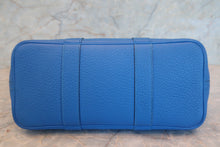 将图片加载到图库查看器,HERMES GARDEN PARTY TPM Negonda leather Blue hydra □P刻印 Tote bag 700080198