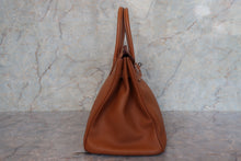 画像をギャラリービューアに読み込む, HERMES/エルメス バーキン35 トゴ ゴールド □H刻印 ハンドバッグ 700110055