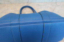 将图片加载到图库查看器,HERMES GARDEN PARTY TPM Negonda leather Blue hydra □P刻印 Tote bag 700080198