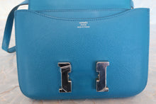 將圖片載入圖庫檢視器 HERMES/エルメス コンスタンス3 ミニ ヴォーエプソン ブルーイズミール T刻印 ショルダーバッグ 700010026