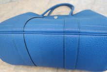 将图片加载到图库查看器,HERMES GARDEN PARTY TPM Negonda leather Blue hydra □P刻印 Tote bag 700080198