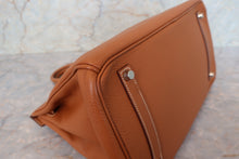 画像をギャラリービューアに読み込む, HERMES/エルメス バーキン35 トゴ ゴールド □H刻印 ハンドバッグ 700110055