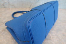 将图片加载到图库查看器,HERMES GARDEN PARTY TPM Negonda leather Blue hydra □P刻印 Tote bag 700080198