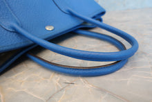 将图片加载到图库查看器,HERMES GARDEN PARTY TPM Negonda leather Blue hydra □P刻印 Tote bag 700080198