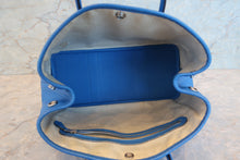 将图片加载到图库查看器,HERMES GARDEN PARTY TPM Negonda leather Blue hydra □P刻印 Tote bag 700080198