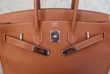 画像をギャラリービューアに読み込む, HERMES/エルメス バーキン35 トゴ ゴールド □H刻印 ハンドバッグ 700110055