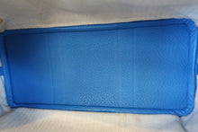 将图片加载到图库查看器,HERMES GARDEN PARTY TPM Negonda leather Blue hydra □P刻印 Tote bag 700080198