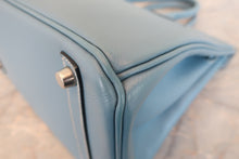 将图片加载到图库查看器,HERMES BIRKIN 30 Epsom leather Blue jean □K刻印 Hand bag 7000120232