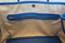 将图片加载到图库查看器,HERMES GARDEN PARTY TPM Negonda leather Blue hydra □P刻印 Tote bag 700080198