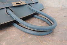 将图片加载到图库查看器,HERMES BIRKIN 30 Epsom leather Blue jean □K刻印 Hand bag 7000120232