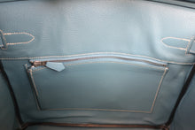 将图片加载到图库查看器,HERMES BIRKIN 30 Epsom leather Blue jean □K刻印 Hand bag 7000120232