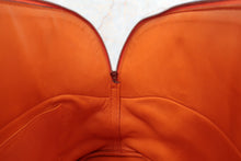 Load image into Gallery viewer, HERMES BOLIDE 35 Clemence leather Orange □G Engraving Hand bag 700090226