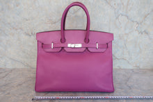 將圖片載入圖庫檢視器 HERMES/エルメス バーキン35 クシュベル シクラメン □H刻印 ハンドバッグ 800010147