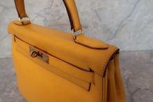 画像をギャラリービューアに読み込む, HERMES/エルメス ケリー28 クシュベル ジョーヌ 〇Y刻印 ショルダーバッグ 700110026