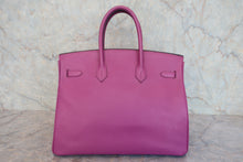 將圖片載入圖庫檢視器 HERMES/エルメス バーキン35 クシュベル シクラメン □H刻印 ハンドバッグ 800010147