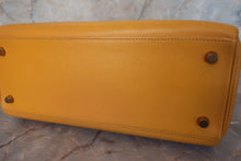 画像をギャラリービューアに読み込む, HERMES/エルメス ケリー28 クシュベル ジョーヌ 〇Y刻印 ショルダーバッグ 700110026