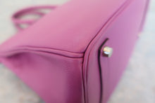 將圖片載入圖庫檢視器 HERMES/エルメス バーキン35 クシュベル シクラメン □H刻印 ハンドバッグ 800010147