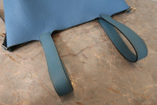 Load image into Gallery viewer, HERMES PICOTIN LOCK TOUCH MM Clemence leather/Swift leather Blue paradise T Engraving Hand bag 700100006