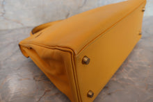 画像をギャラリービューアに読み込む, HERMES/エルメス ケリー28 クシュベル ジョーヌ 〇Y刻印 ショルダーバッグ 700110026