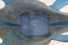 Load image into Gallery viewer, HERMES PICOTIN LOCK TOUCH MM Clemence leather/Swift leather Blue paradise T Engraving Hand bag 700100006