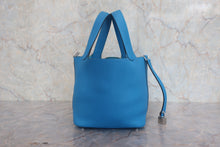 將圖片載入圖庫檢視器 HERMES/エルメス ピコタンロックPM トリヨンクレマンス ブルーザンジバル A刻印 ハンドバッグ 800010199