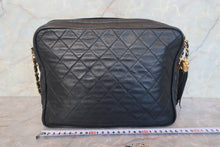 Load image into Gallery viewer, CHANEL Matelasse fringe chain shoulder bag Lambskin Black/Gold hadware Shoulder bag 700120126