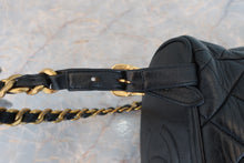 Load image into Gallery viewer, CHANEL Matelasse chain back pack Lambskin Black/Gold hadware Back pack 800060015