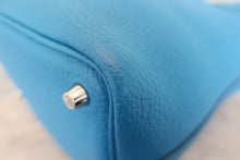 將圖片載入圖庫檢視器 HERMES/エルメス ピコタンロックPM トリヨンクレマンス ブルーザンジバル A刻印 ハンドバッグ 800010199