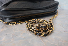 Load image into Gallery viewer, CHANEL Matelasse fringe chain shoulder bag Lambskin Black/Gold hadware Shoulder bag 700120126