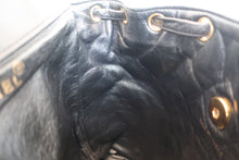 Load image into Gallery viewer, CHANEL Matelasse chain back pack Lambskin Black/Gold hadware Back pack 800060015