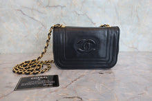画像をギャラリービューアに読み込む, CHANEL/シャネル ココマークチェーンショルダーバッグ ラムスキン ブラック/ゴールド金具 ショルダーバッグ 800060045