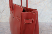 画像をギャラリービューアに読み込む, HERMES/エルメス オータクロア32 ボックスカーフ ブリック □B刻印 ハンドバッグ 700050001