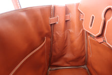 画像をギャラリービューアに読み込む, HERMES/エルメス オータクロア32 ボックスカーフ ブリック □B刻印 ハンドバッグ 700050001