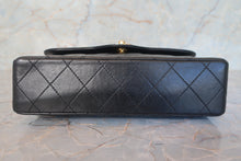 Load image into Gallery viewer, CHANEL Paris Limited Mini Matelasse double flap chain shoulder bag Lambskin Black/Gold hadware Shoulder bag 700120143