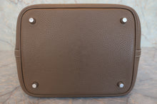 画像をギャラリービューアに読み込む, HERMES/エルメス ピコタンロックタッチMM トリヨンクレマンス/クロコダイル アリゲーター エトゥープ Y刻印 ハンドバッグ 800020104