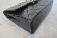 Load image into Gallery viewer, CHANEL Paris Limited Mini Matelasse double flap chain shoulder bag Lambskin Black/Gold hadware Shoulder bag 700120143