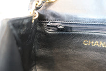 画像をギャラリービューアに読み込む, CHANEL/シャネル ココマークチェーンショルダーバッグ ラムスキン ブラック/ゴールド金具 ショルダーバッグ 800060045
