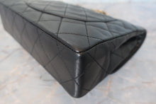 Load image into Gallery viewer, CHANEL Paris Limited Mini Matelasse double flap chain shoulder bag Lambskin Black/Gold hadware Shoulder bag 700120143