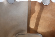 将图片加载到图库查看器,HERMES PICOTIN LOCK CASAQUE MM Clemence leather Pearl gray/Kraft □Q刻印 Hand bag 800010160