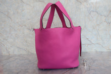 将图片加载到图库查看器,HERMES PICOTIN LOCK MM Clemence leather Magnolia C刻印 Hand bag 800010163