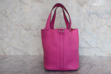 将图片加载到图库查看器,HERMES PICOTIN LOCK MM Clemence leather Magnolia C刻印 Hand bag 800010163