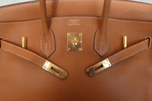 画像をギャラリービューアに読み込む, HERMES/エルメス バーキン35 ヴォーエプソン ゴールド □J刻印 ハンドバッグ 700040238