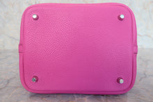 将图片加载到图库查看器,HERMES PICOTIN LOCK MM Clemence leather Magnolia C刻印 Hand bag 800010163