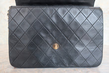画像をギャラリービューアに読み込む, CHANEL/シャネル マトラッセチェーンショルダーバッグ ラムスキン ブラック/ゴールド金具 ショルダーバッグ 800060046