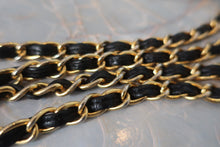 Load image into Gallery viewer, CHANEL CC mark fringe chain shoulder bag Lambskin Black/Gold hadware Shoulder bag 700120144