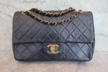 画像をギャラリービューアに読み込む, CHANEL/シャネル マトラッセWフラップWチェーンショルダーバッグ ラムスキン ネイビー/ゴールド金具 ショルダーバッグ 800060006