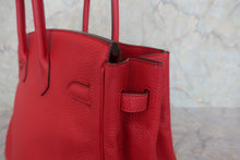画像をギャラリービューアに読み込む, HERMES/エルメス バーキン35 トリヨンクレマンス ルージュカザック □Q刻印 ハンドバッグ 700020171