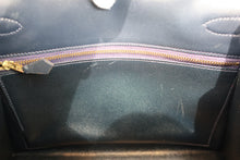 Load image into Gallery viewer, HERMES KELLY 28 Box carf leather Navy 〇U Engraving Shoulder bag 700100033