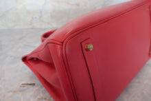 画像をギャラリービューアに読み込む, HERMES/エルメス バーキン35 クシュベル ルージュヴィフ □B刻印 ハンドバッグ 700060050